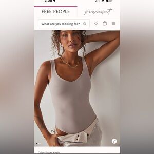 Free People Clean Lines Bodysuit